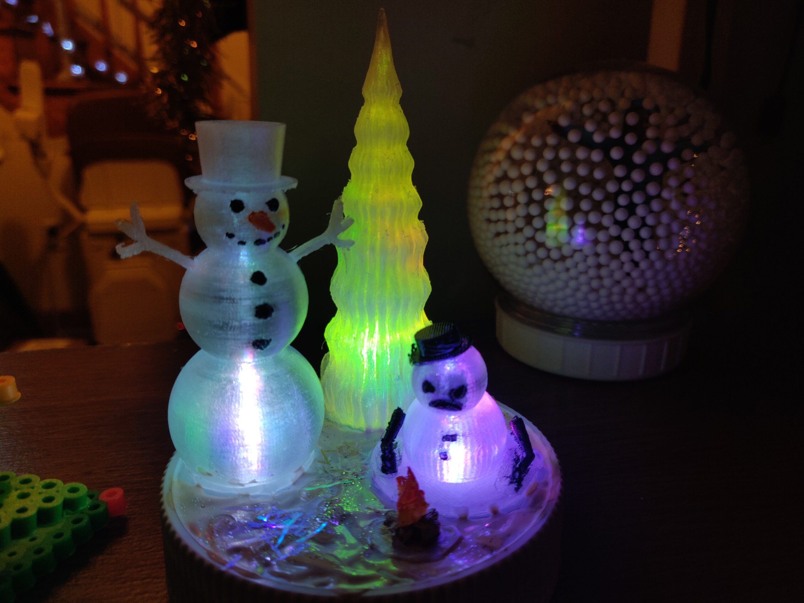 Silly Sideprojects: The Lighting-Up-Crotch Snowman!