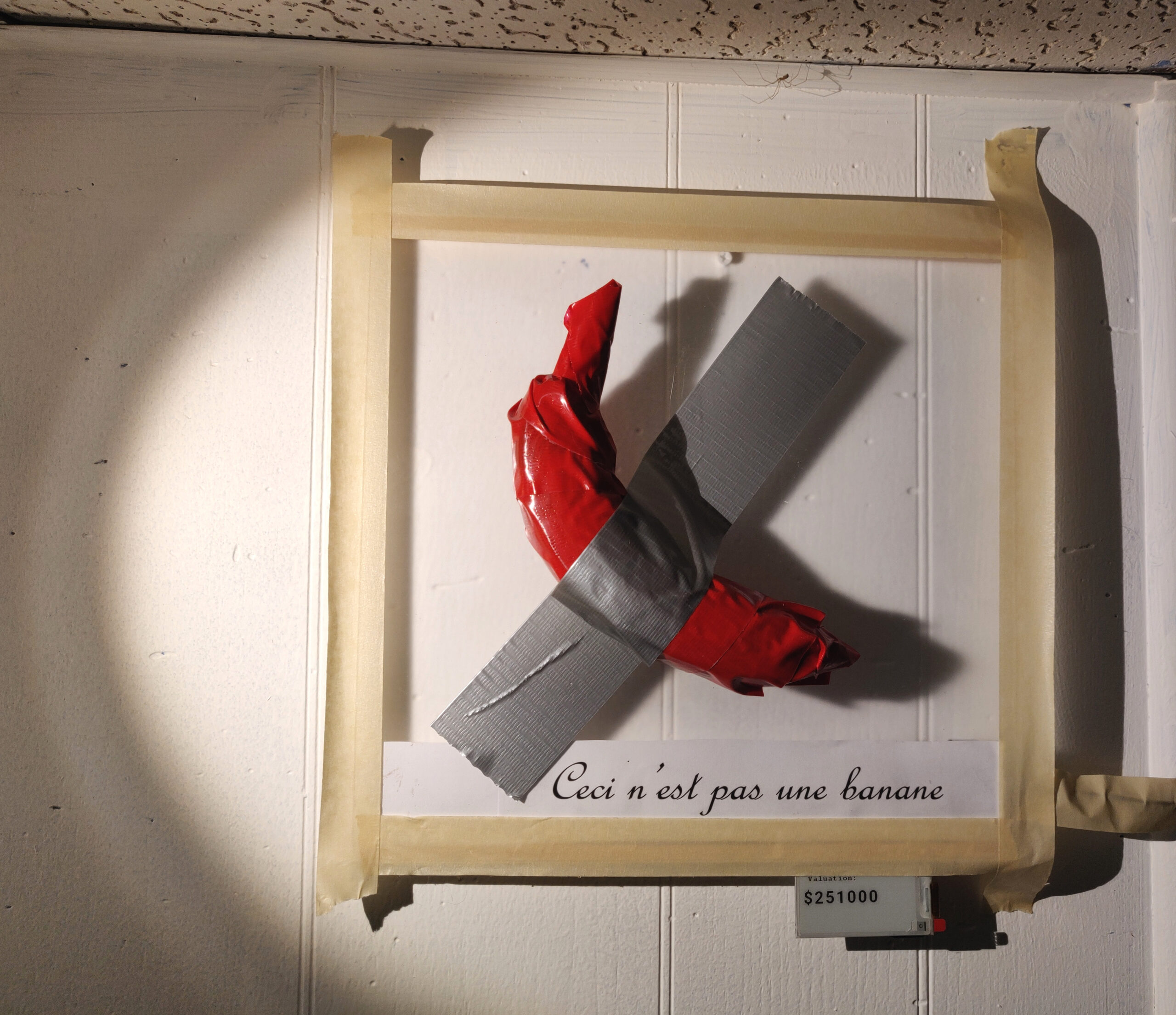 Protect Your Banana! (Duct taped to a wall)